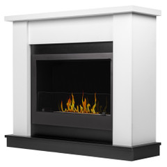 Изображение товара Каминокомплект: Биокамин Firelight BFP/P-2520, портал Canto 25 белый