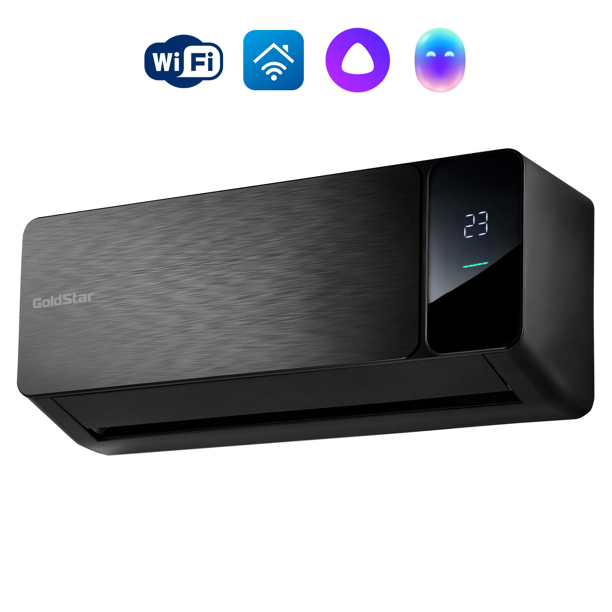 Изображение товара Сплит-система инверторного типа GoldStar GSACI-07HN1/black комплект Изображение товара Сплит-система инверторного типа GoldStar GSACI-07HN1/black комплект