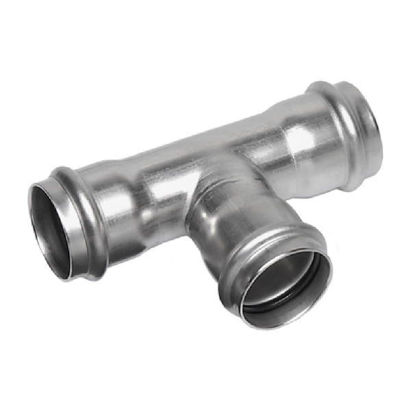 Тройник ВПр, 22, пресс-фит. нерж.сталь, 6913022 Sanha 9130