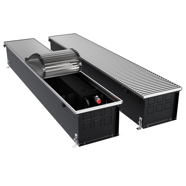 Конвектор внутрипольный Royal Thermo ATRIUM TURBO-190/250/2200-DG-U-NA