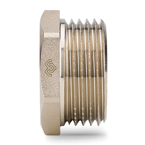 Футорка VARMEGA 1 1/2" x 1", никелированная