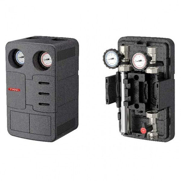 Группа насосная Varmega V-Flow, прямая, DN25, б/насоса, нерж.сталь, VMPG10-250000