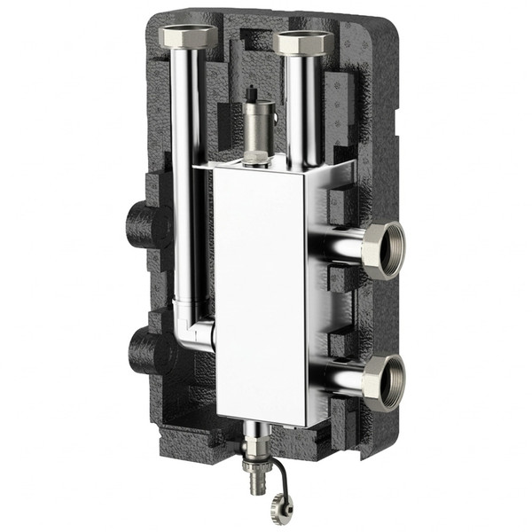 Разделитель гидравлический Varmega V-Flow, DN25, 1 1/2" НГ, термоизоляция, нерж.сталь,VMPG16-000025