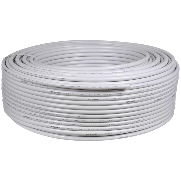 Труба металлопластиковая PE-RT/AL/PE-RT Usystems MLC белая 20x2,0 (100)
