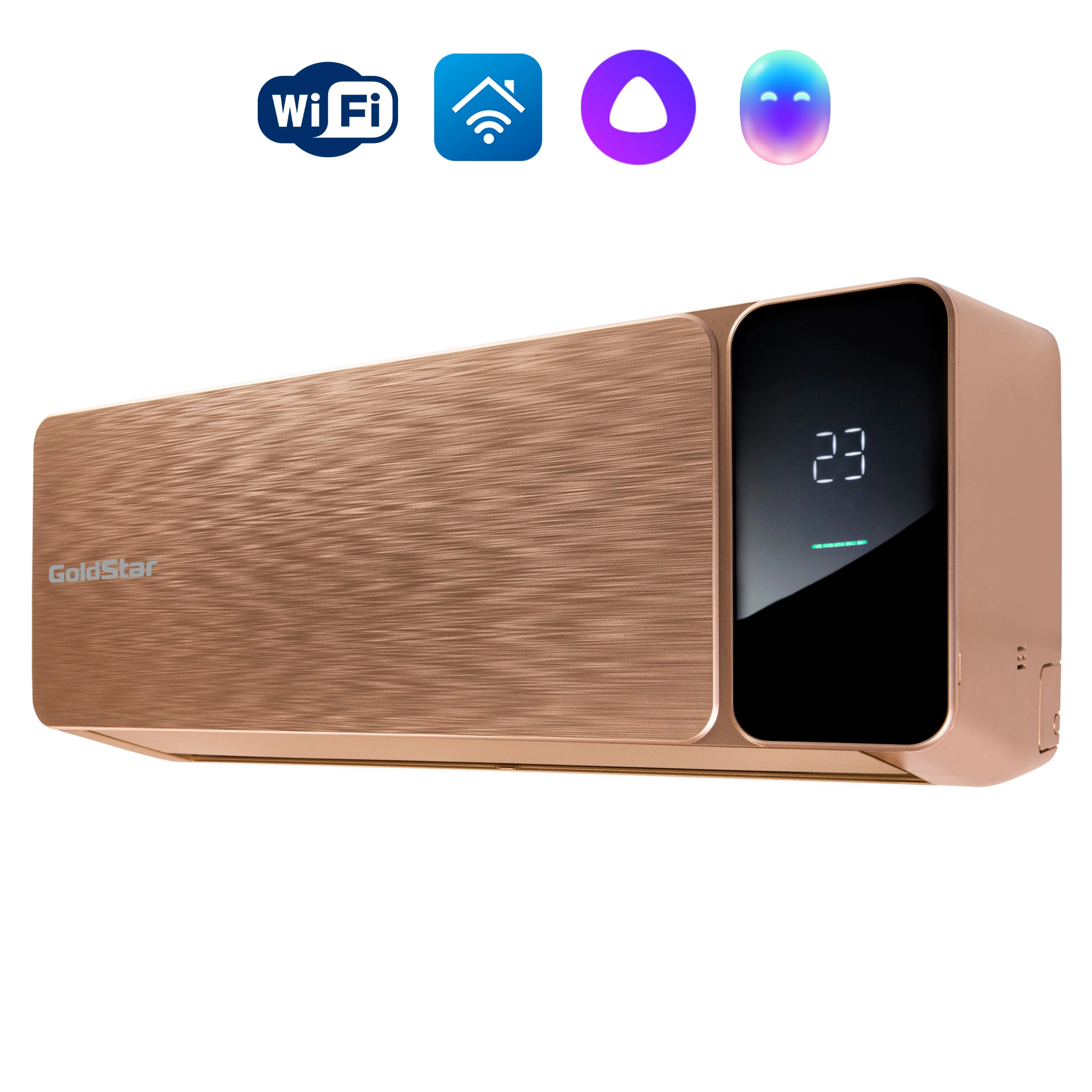 Изображение товара Сплит-система инверторного типа GoldStar GSACI-07HN1/gold комплект Изображение товара Сплит-система инверторного типа GoldStar GSACI-07HN1/gold комплект