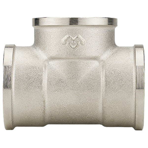 Тройник Varmega ВР равносторонний 1/2", никелированный