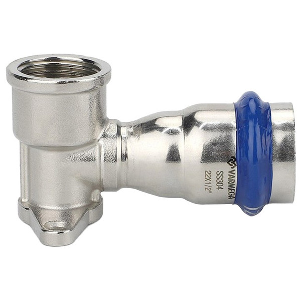 Водорозетка VARMEGA раструбная Inox Press ВР 22x1/2"