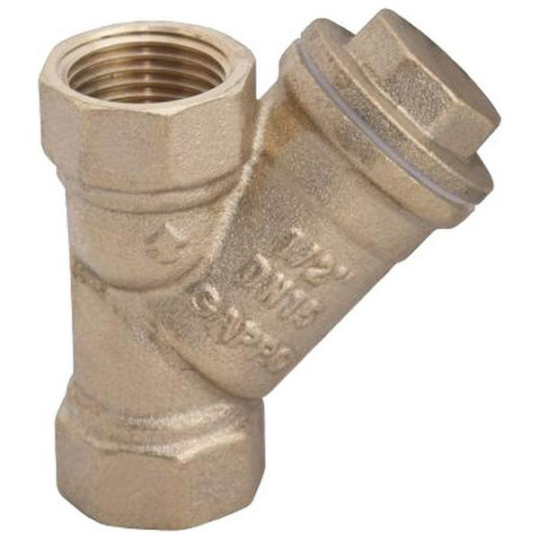 Фильтр Gappo косой ВР-ВР, сетчатый латунный 1 1/2"