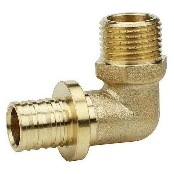 Угол VARMEGA Slide-fit 90 гр., НР, 25x3/4", аксиальный, латунь, VM51416