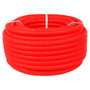 Труба гофрированная CorrugatedPipe 28mm 50м, красная, VALFEX