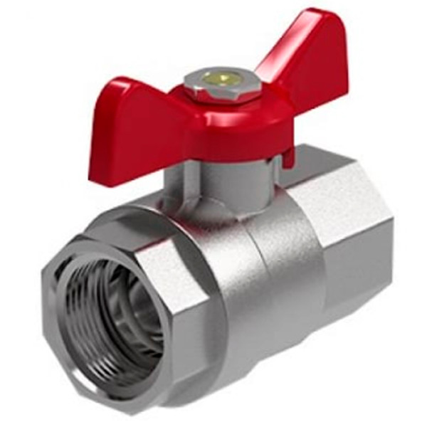 Кран шаровый Royal Thermo OPTIMAL 1" ВВ, бабочка
