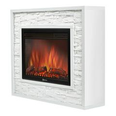 Изображение товара Каминокомплект:ОчагElectrolux EFP/P-3020LS с порталом Loft 30 камень белый, белая эмаль