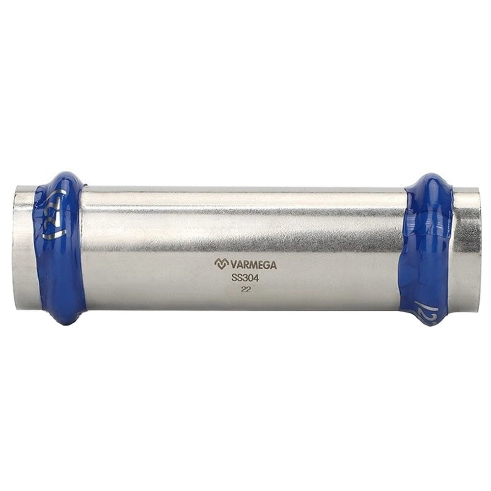 Изображение товара Муфта VARMEGA Inox Press 22x22 Надвижная для труб из нержавеющей стали