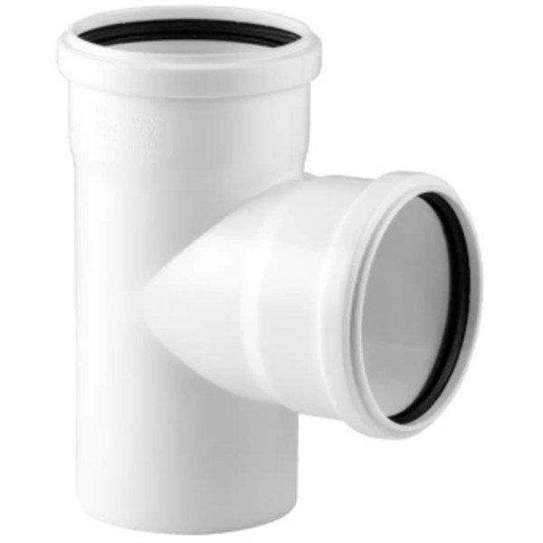 Тройник малошумной канализации ELITE 50/50х87, РТП (30)