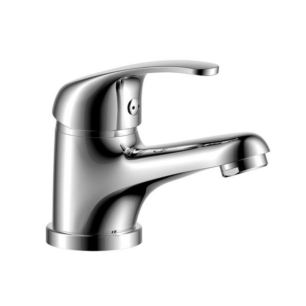 Смеситель Rossinka д/раковины Y35-11 одноручный, монолитный, хром