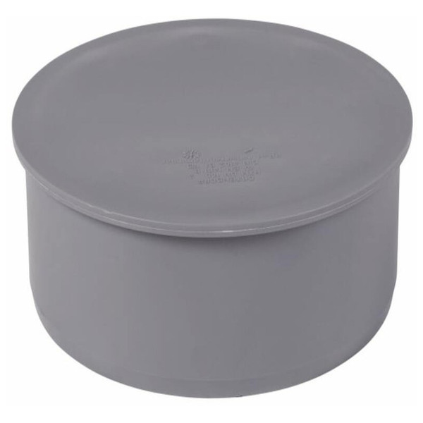 Заглушка Ostendorf 110 мм HTM Внутр.кан. PPS серый
