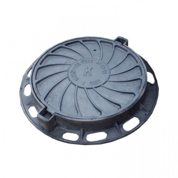 Люк ДПК чуг канализ (К) кругл Л(легкий) А15 m-47кг Л(А15)-1-60 ГОСТ 3634