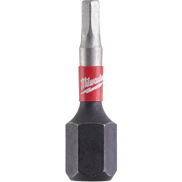 Бита Milwaukee HEX3 25мм SHOCKWAVE, упак_2
