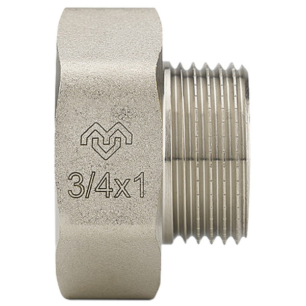 Переходник Varmega ВР-НР под ключ 1" x 3/4", никелированный