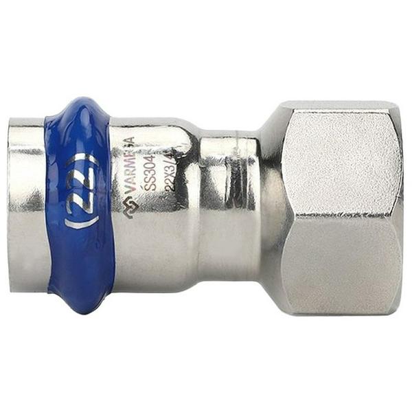 Муфта VARMEGA раструбная Inox Press ВР 15x1/2"