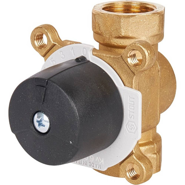 Клапан STOUT 3-х ходовой смесительный 3/4" KVs 6 SVM-0003-012002