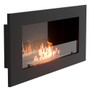 Каминокомплект:Биокамин Firelight BFP/W-110+Набор керамических камней М, черные
