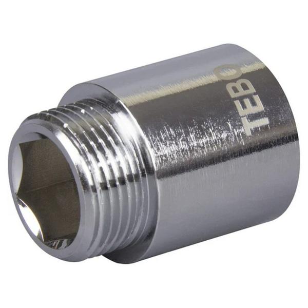 Удлинитель TEBO хромированный ВН/НАР 1/2"x60 мм (24/192)