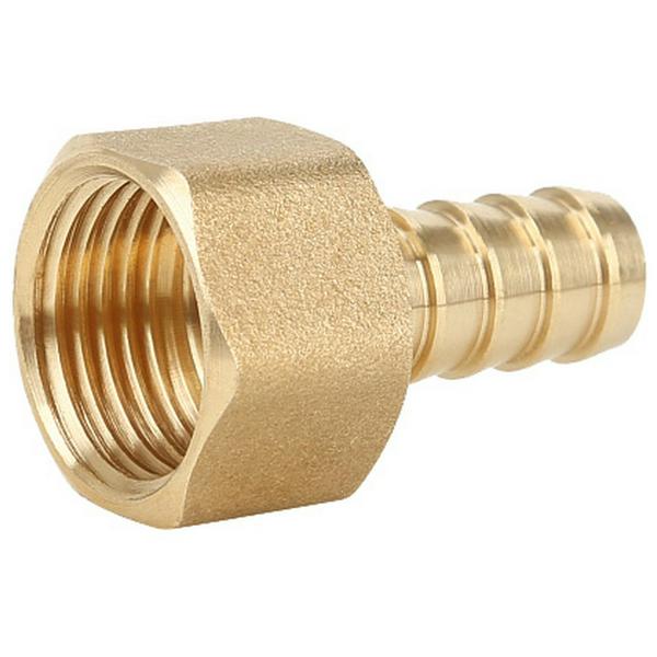 Штуцер Gappo для присоединения шланга ВР латунный 3/4" x Φ20