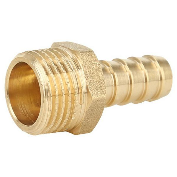 Штуцер Gappo для присоединения шланга НР латунный 3/4" x Φ18