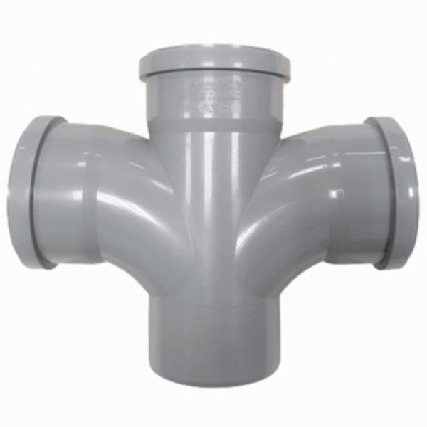 Крестовина Ostendorf 110/110/110 х 87гр. HTDA Внутр.кан. PPS серый