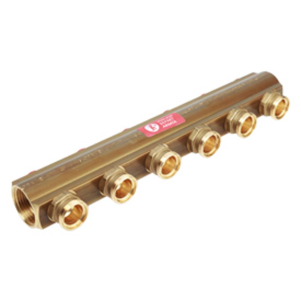 Коллектор Giacomini с отсечными клапанами 1" x 3/4"E /3, R553SY043