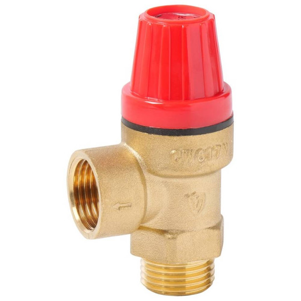 Клапан VIEIR предохранит. 3 БАР 1/2" ВРх1/2" НР (100/1) VR33FMK-3