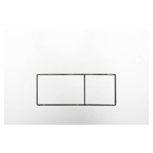 Кнопка смыва VIEIR для инсталяции механическая, квадратн. клавиши, белый VRQ73-2