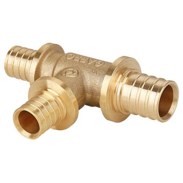 Тройник Gappo переходной латунный 25х20х25