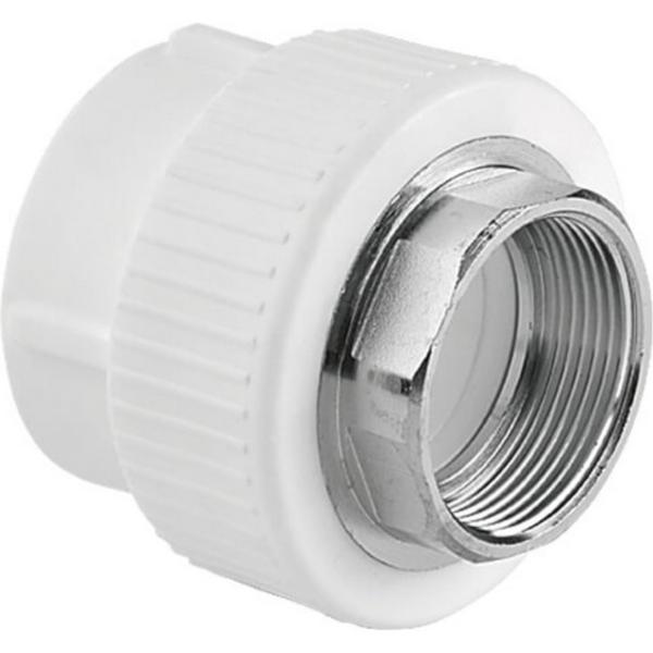 Муфта TEBO бел. PP-R комбинированная 90х3" ВР под ключ (1/5), арт. 015020514