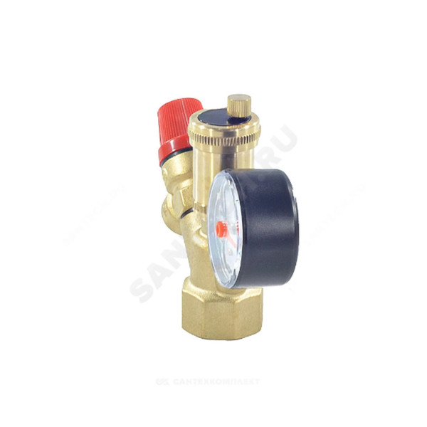 Группа безопасности SantechSystems д/котла 1" м/м лат 3бар до 44 кВт