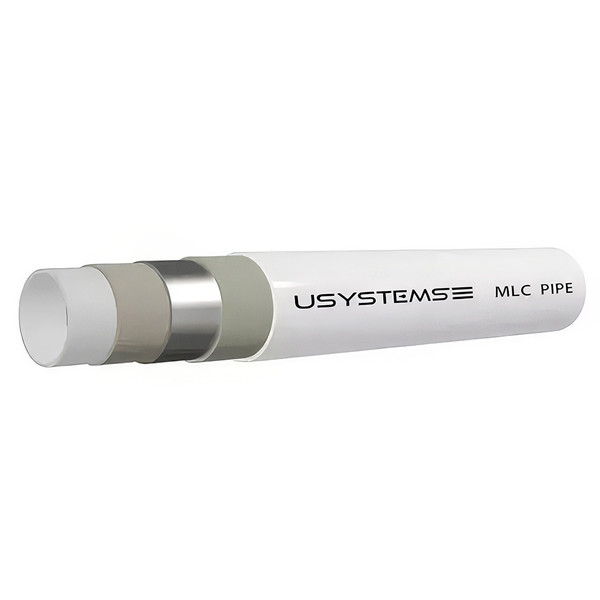 Труба Usystems MLC белая 16x2,0 (бухта_200)