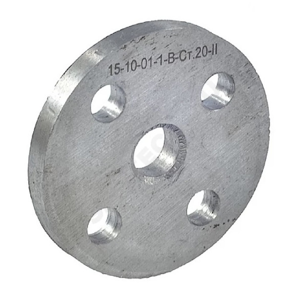 Фланец сталь плоский Ду 80 Ру10 тип 01 ряд 1 исп. B ГОСТ 33259-2015