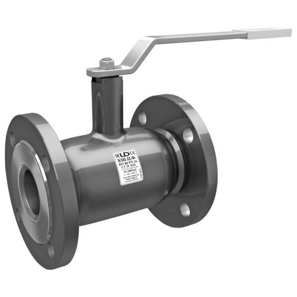 Кран шаровой стальной фланцевый LD Ду200/150 Ру16 неполнопроходной