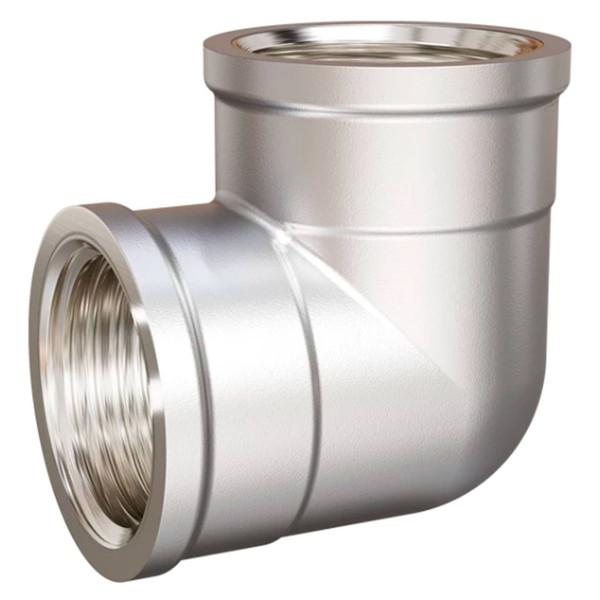 Угольник 90 гр LD DN15 нр-нр, латунь никелированная