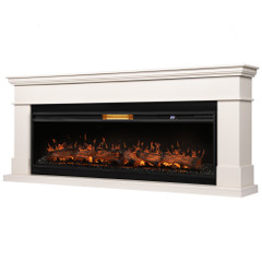 Изображение товара Каминокомплект: Очаг Royal Thermo Aurora RTFP/P-AR60LS, портал California 60 IV, молочный