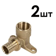 Изображение товара Угольники (водорозетки) Royal Thermo ВР 20x1/2 упаковка 2шт