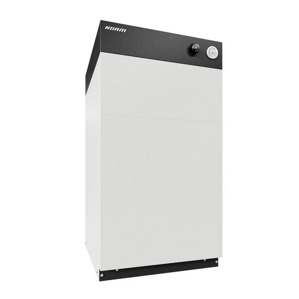 Котел газовый ЛЕМАКС NORM-50 энергонезависимый, напольный, 1 конт., откр. кам. сгор.