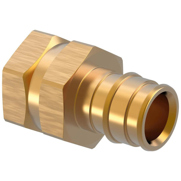 Штуцер латунь ВР 20х1/2" с внутренней резьбой (Uponor Q&E) уп. 60 шт (1023010)