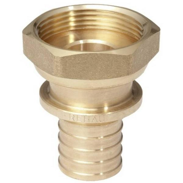 Переходник REHAU с накидной гайкой 16-1/2" RX+ , бронза
