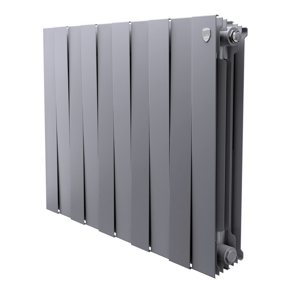 Радиатор биметалл Royal Thermo PianoForte 500/Silver Satin - 10 секц.