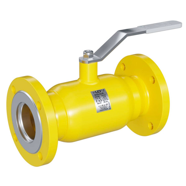 Кран шаровой стальной фланцевый LD Gas Ду150 Ру16 полнопроходной