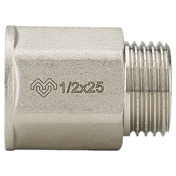 Удлинитель Varmega шестигранный ВР-НР 1/2" x 50 мм, никелированный