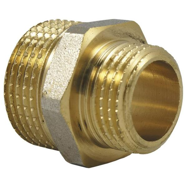 Ниппель-переходник НН наружная резьба 1 1/4"х 1/2" (JIF 201) уп 10 шт