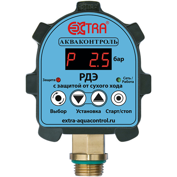 Реле давления EXTRA Акваконтроль воды электронное для насоса РДЭ-10-2,2